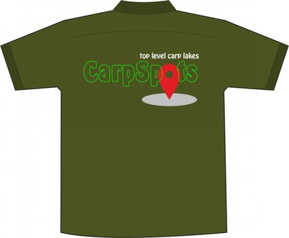 CarpSpots Polo shirt  military green
