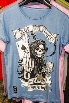 Hotspot design  ACE ANGLER skull T-shirt