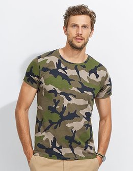 Mens Camouflage T-shirt