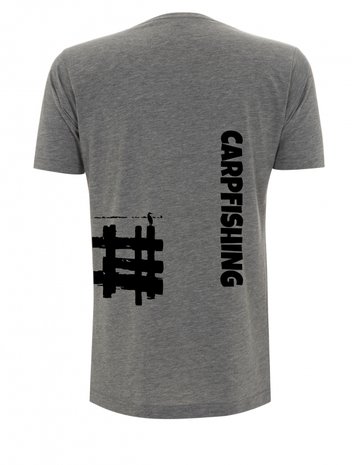 RIVERKINGS  T-shirt  Grey  Zwarte print