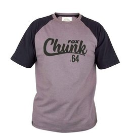 FOX CHUNK RAGLAN T-SHIRT GREY/BLACK