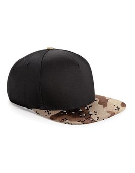 Cap Snapback Black/Desert Camouflage  One size