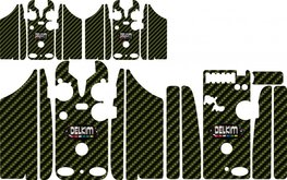 Multi Olive Carbon Delkim Skinz