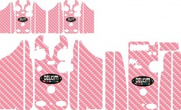 Pink Delkim Carbon Skinz
