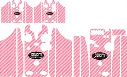 Multi Pink Delkim Carbon Skinz