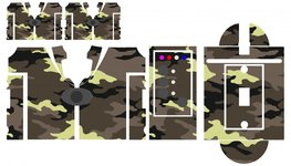 Nash SR1 gorilla camouflage skinz