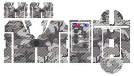 Nash SR1 Carbon Camo skinz