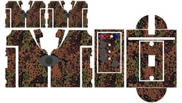 Nash SR1 German Flecktarn  Skinz