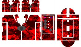 Nash SR1 Red Digital camouflage skinz