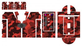 Nash SR1 Red camouflage skinz