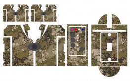 Nash SR1 Grazy camouflage skinz