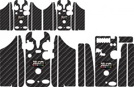 Black HD Delkim Carbon Skinz