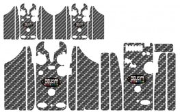 4D chrome Carbon Skinz